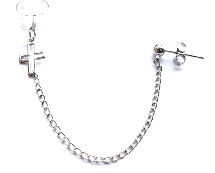 Ear cuff med kedja