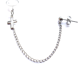 Ear cuff med kedja