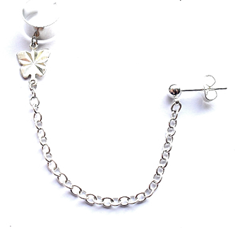 Ear cuff med kedja