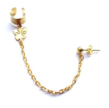 Ear cuff med kedja