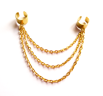 Dubbel ear cuff