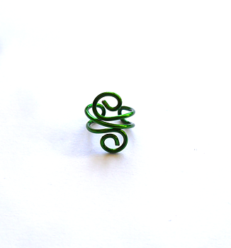 Grön ear cuff