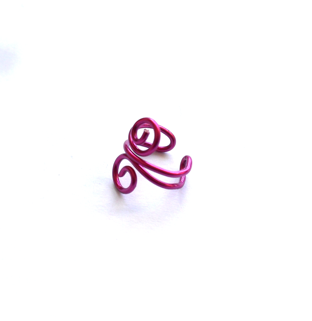 Cerise ear cuff - 2