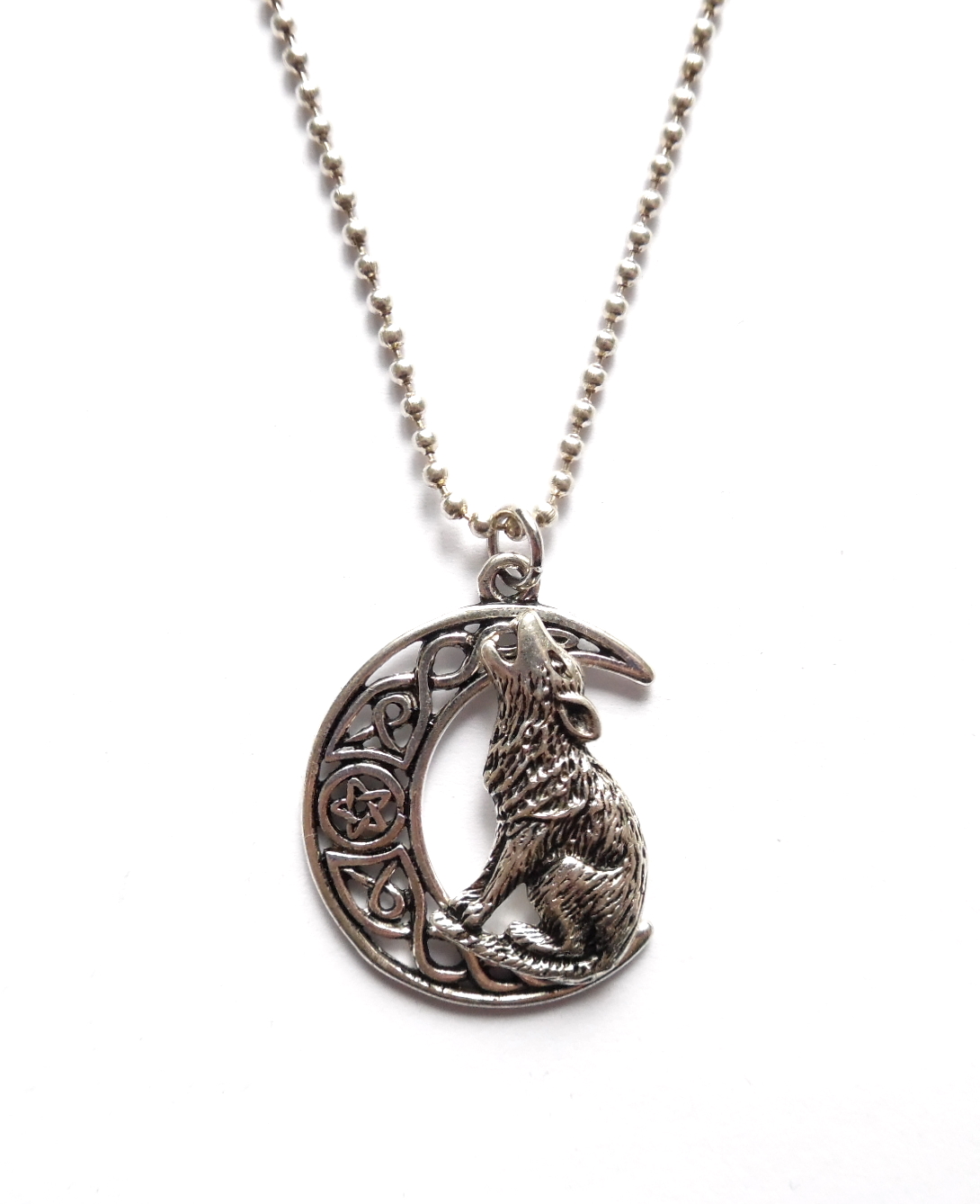 Halsband med varg