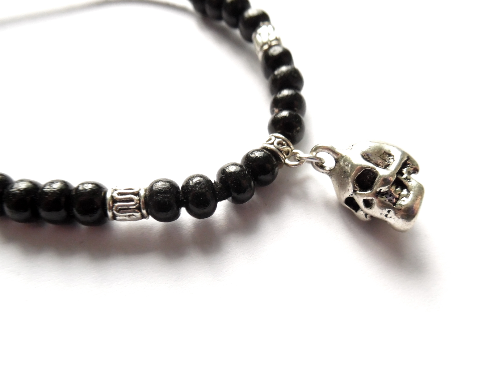 Armband med dödskalle - 2