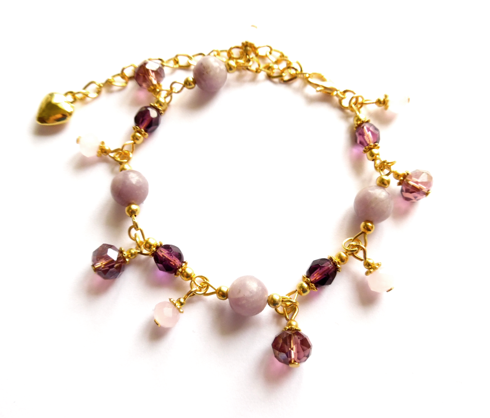 Armband med lilac stone