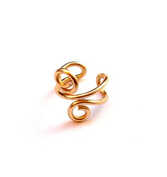 Ear cuff i guldplätering