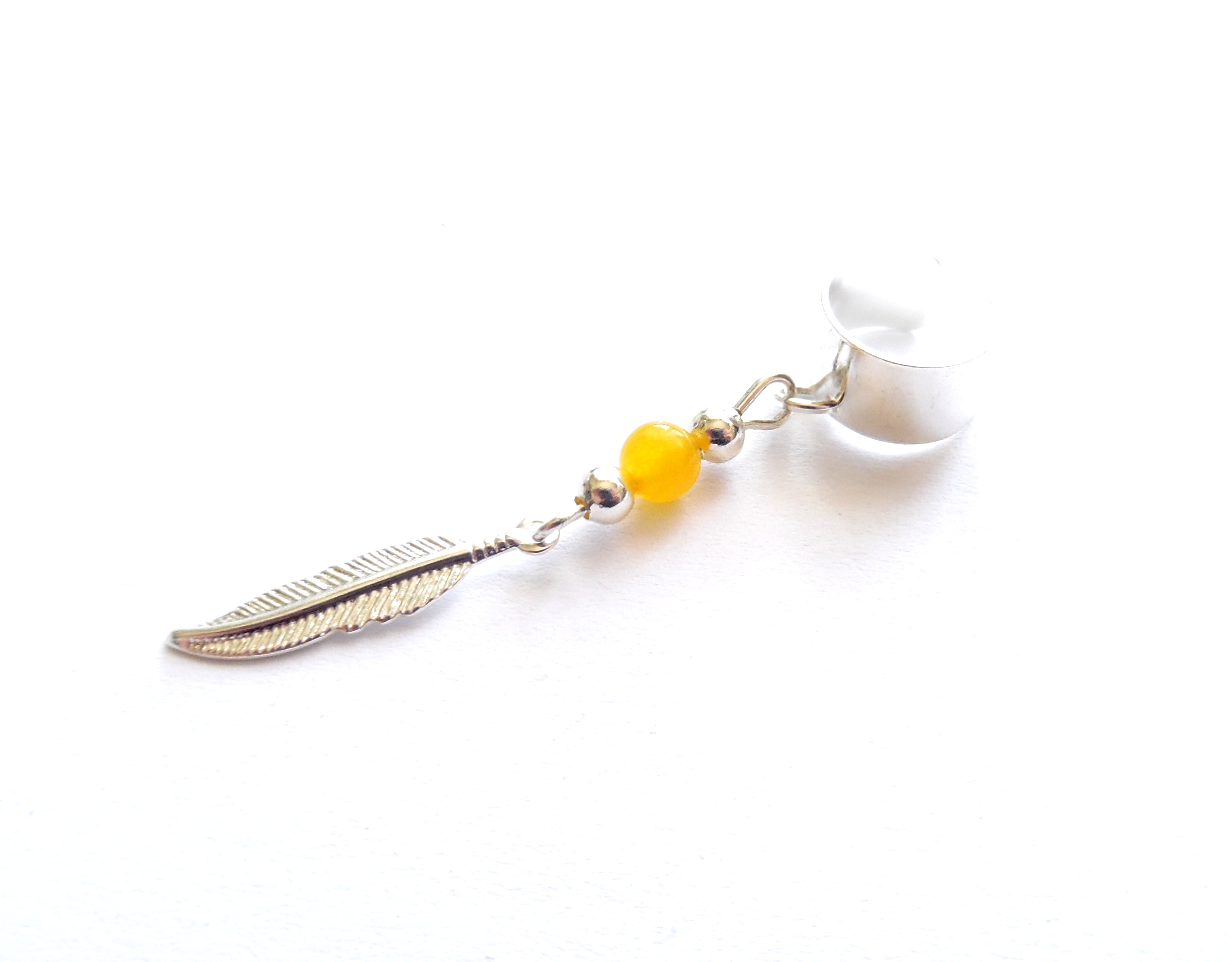 Ear cuff med jade