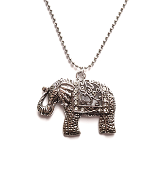 Halsband med elefant