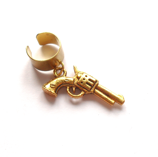 Ear cuff med pistol