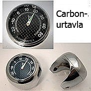 1-022 The Bullet, termometer, Krom - Karbon