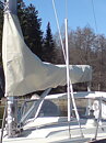 MAXI 95 Sprayhood for O-metall windsheild with Turnbuttons