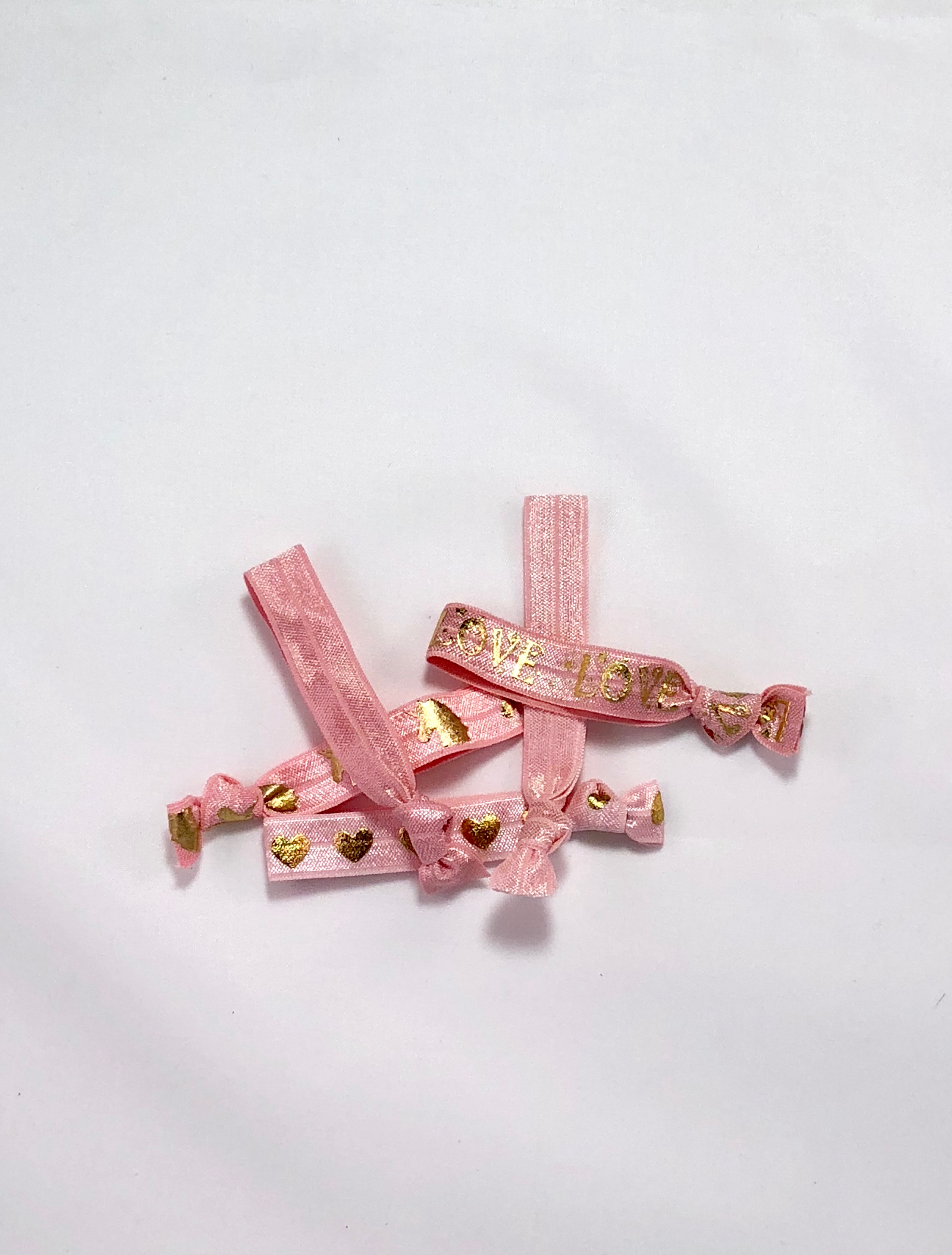 Hårsnodd 5-pack Rosa - 2