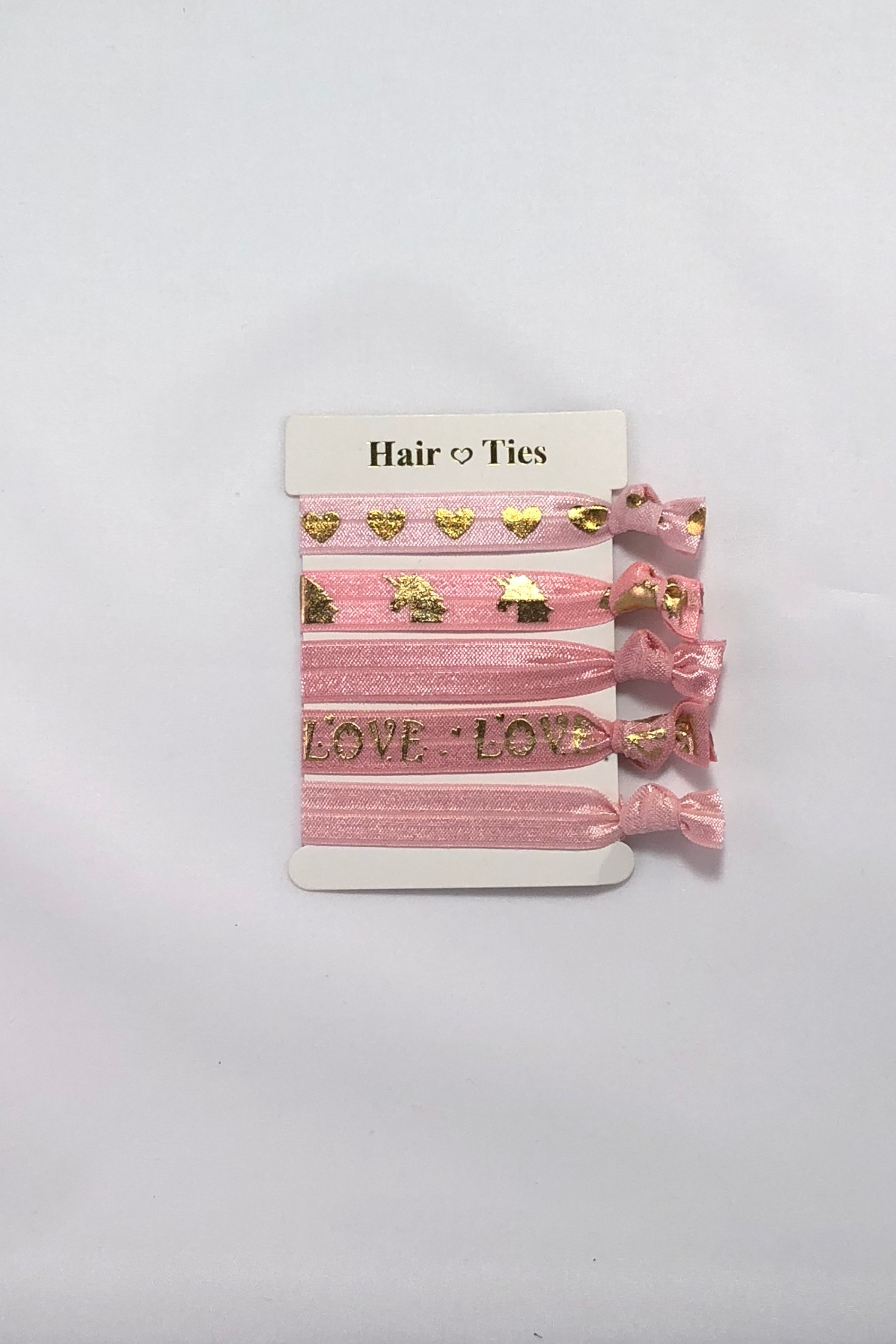 Hårsnodd 5-pack Rosa