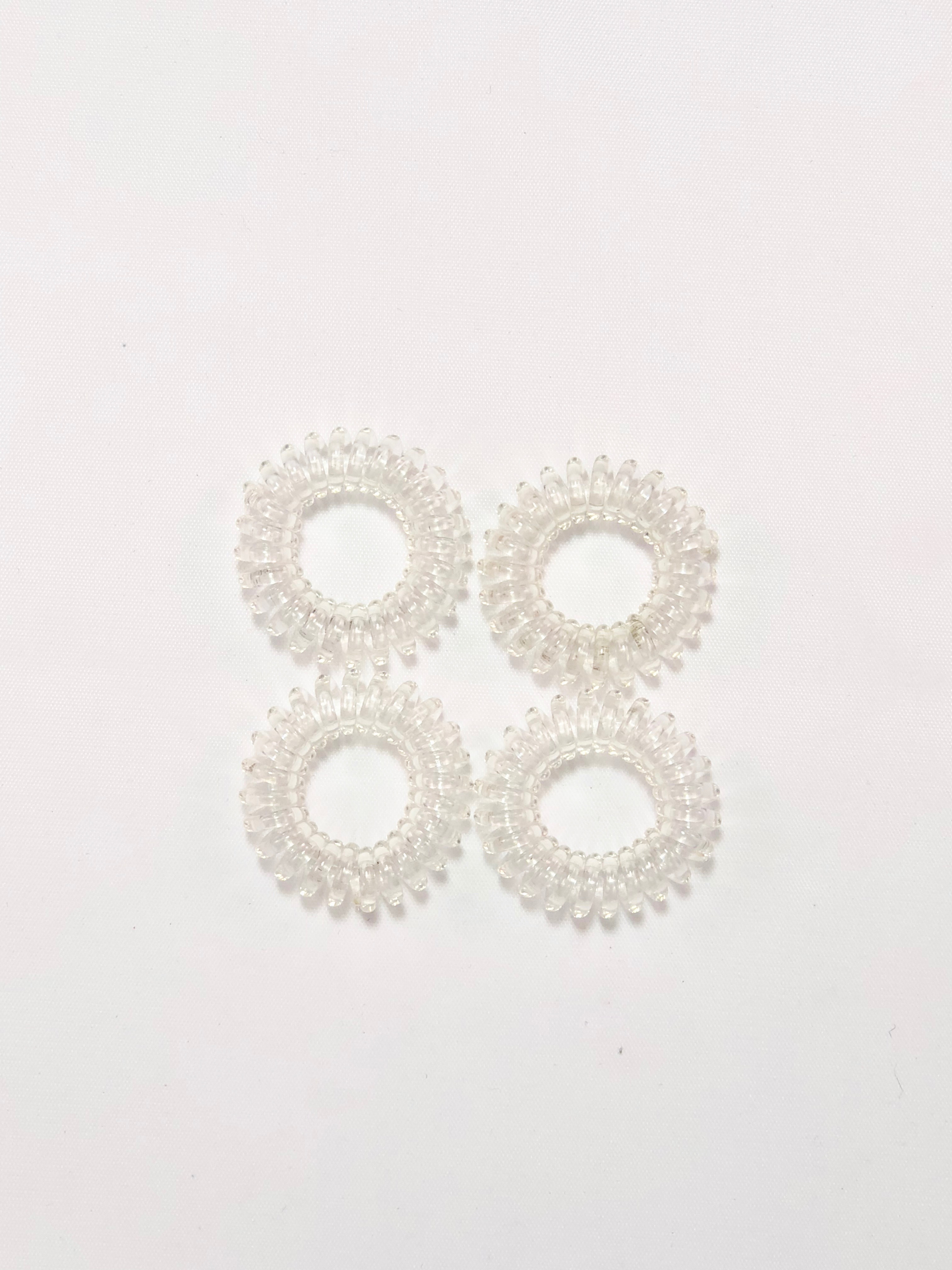 Hair Ties Telephone Wire Clear