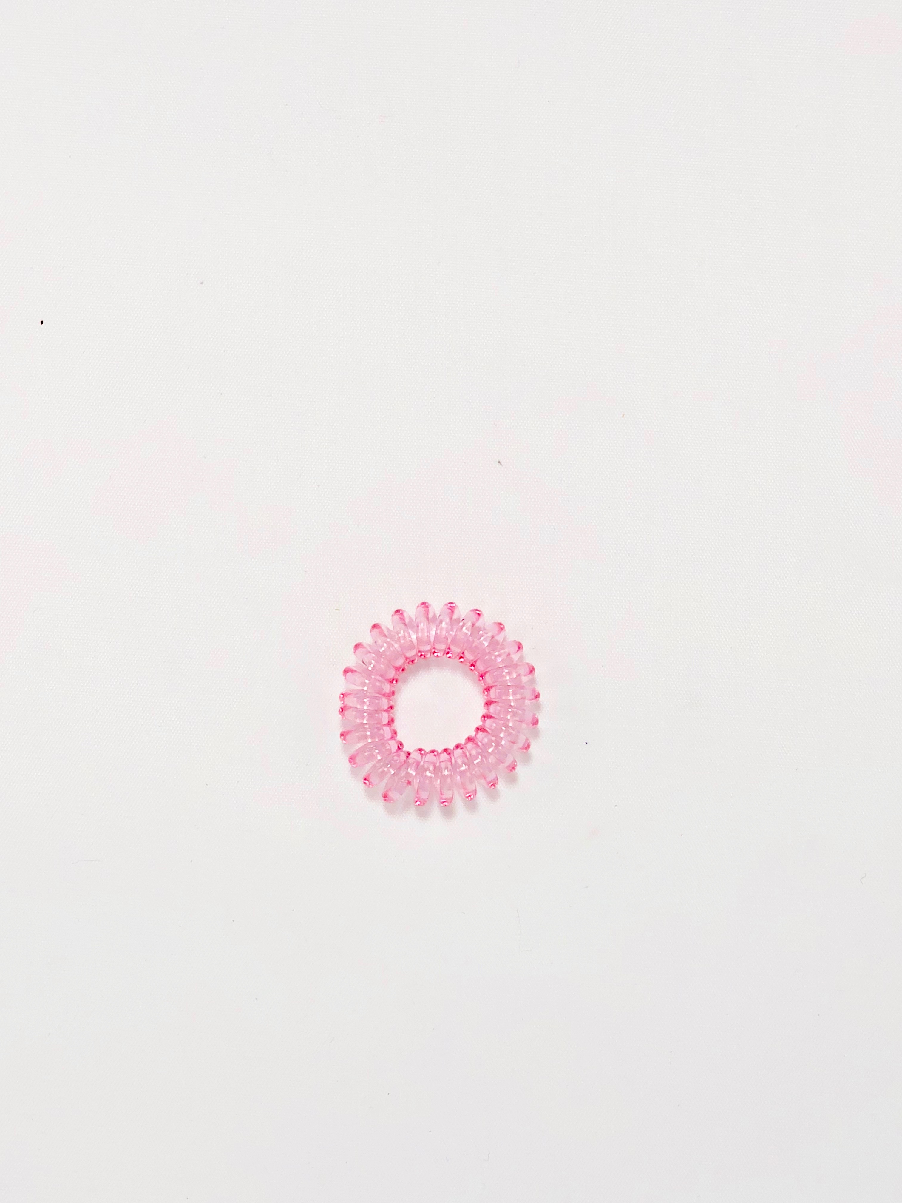 Hårsnodd "Telefonsladd" Rosa - 2