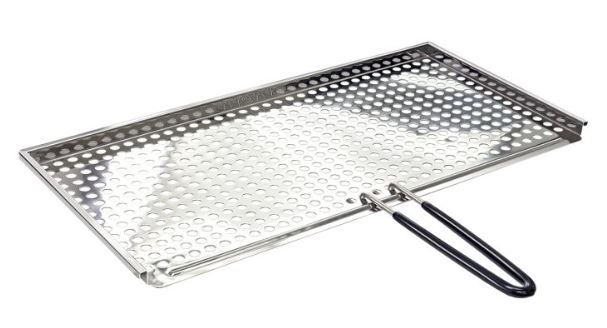 Fish & Veggie tray Rektangulära grillar - rostfritt stål
