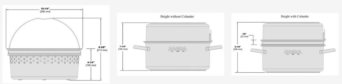 Cookware - Magma durkslag i rostfritt stål - 2