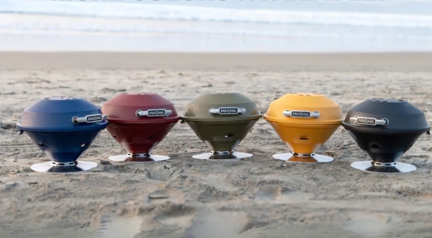 Beach Fire 13" gasolgrill  - Rostfritt stål - 6