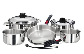 Cookware - 10-delar set Magma Rostfritt stål + Induktion
