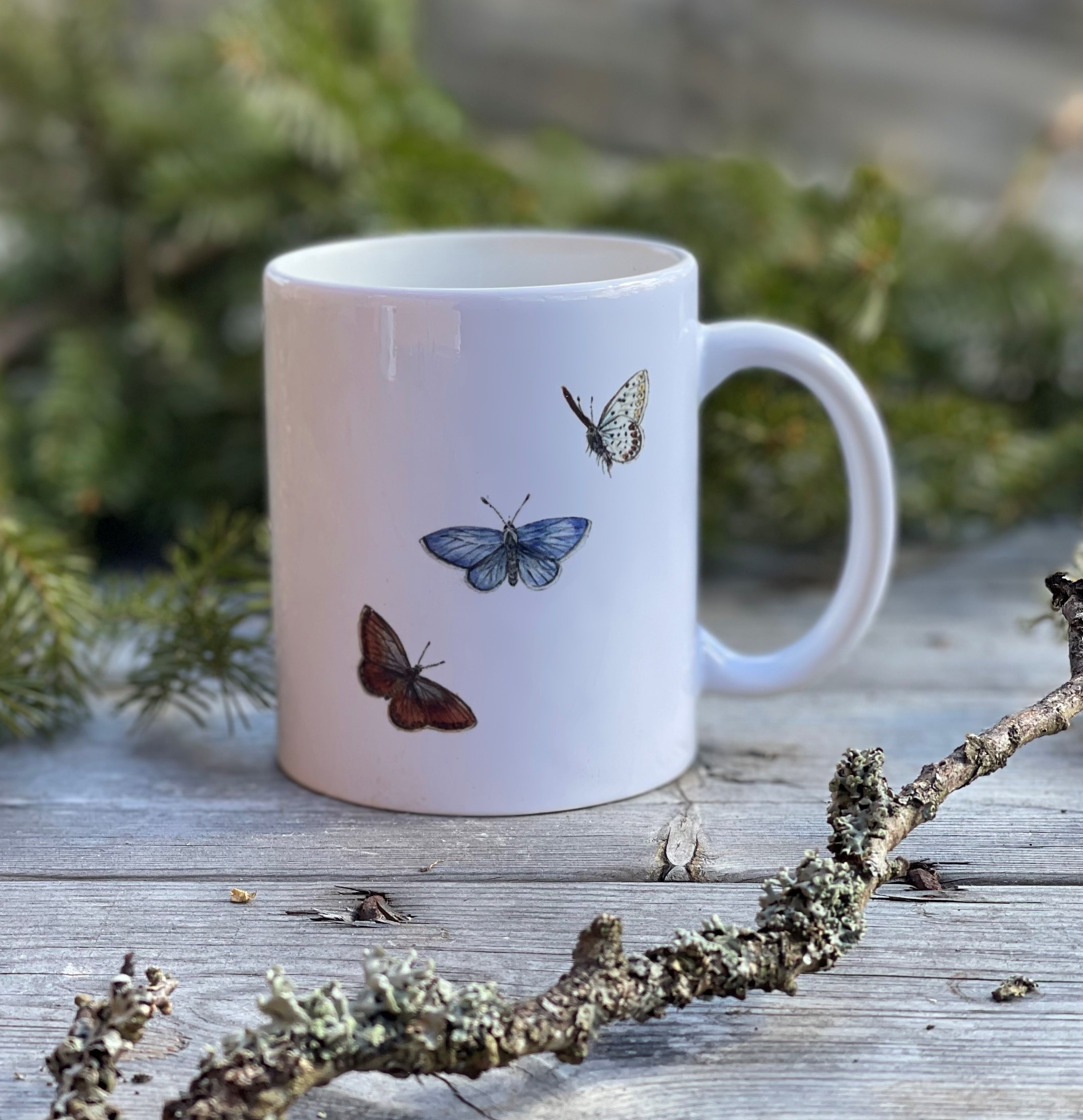 Mugg "Blåklocka och fjäril" - 2