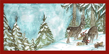 Julbonad "Jul hos rådjuren"