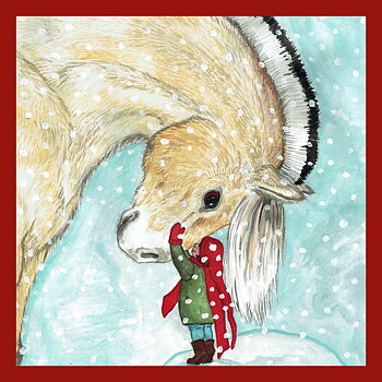 Julbonad "God Jul min vän"