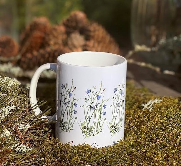 Mugg "Blåklockor"