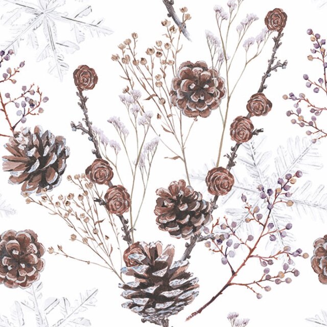 Servett - Pine cones