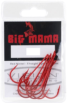Big Mama Red Nickel 6/0 10-pack
