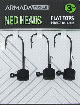 Armada Ned Jig Head Black 3pcs