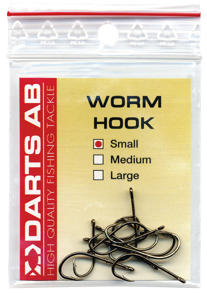 DARTS WORM HOOK SINGLE HOOKS