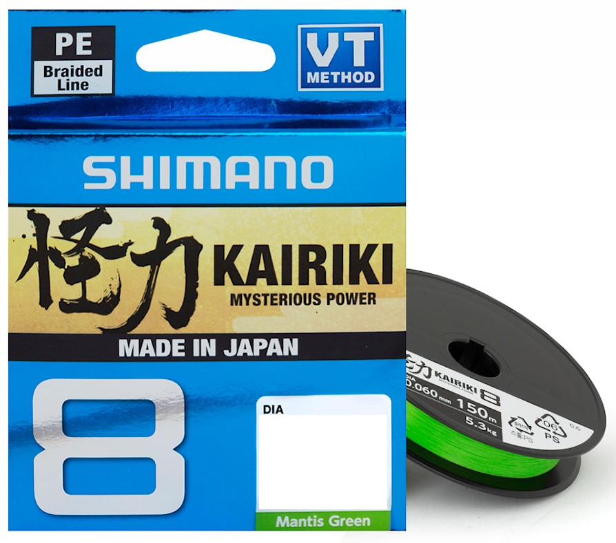 Shimano Kairiki 8 - 150m Mantis Green