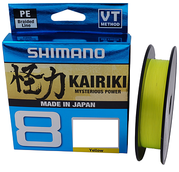 Shimano Kairiki 8 - 150m Yellow