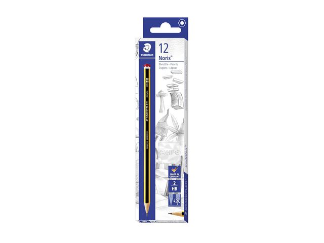 Blyertspenna STAEDTLER Noris 120HB 12/FP - 3