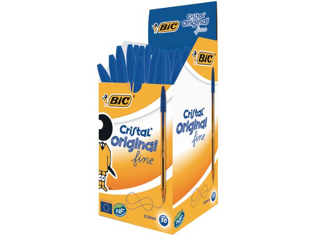 Kulpenna BIC Cristal 0,8 blå - 4