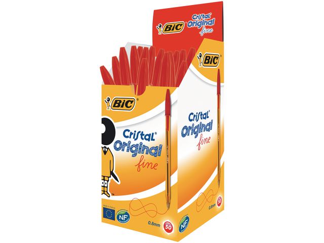 Kulpenna BIC Cristal 0,8 röd - 4
