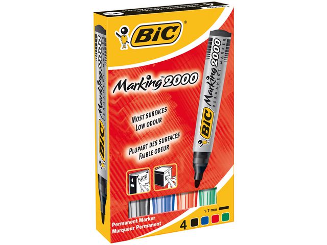 Märkpenna BIC Eco 2000 4 färger