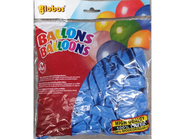 Ballonger 25cm 100/fp blå - 2