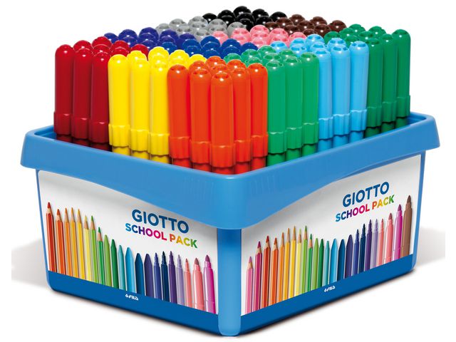 Fiberpennor Giotto Maxi skolförpackning 108/fp