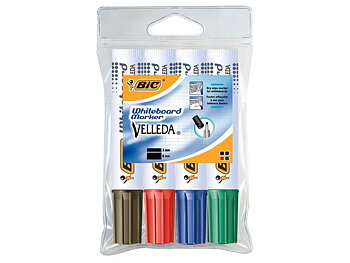 Whiteboardpenna BIC Velleda 1781 4/FP