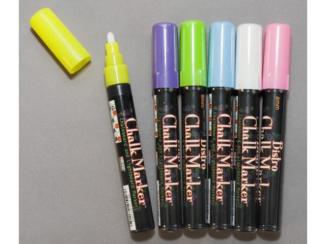 Märkpenna MARVY Chalk Marker fluore 6/FP