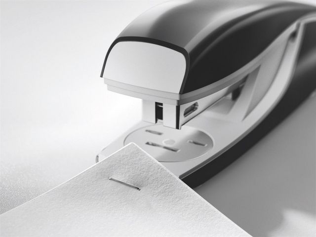 Häftapparat LEITZ 5502 30ark WOW gul - 2