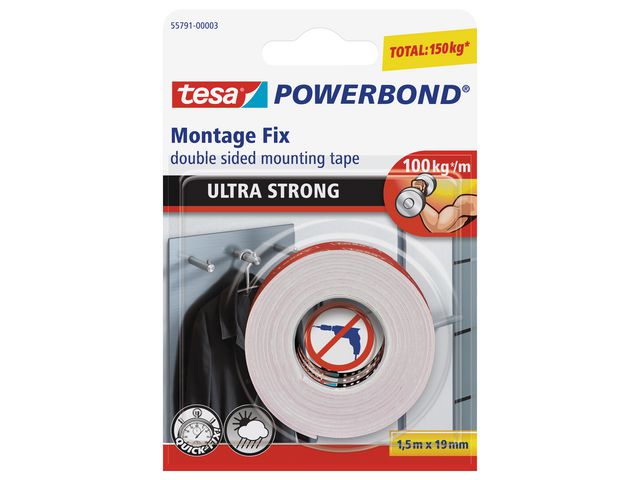 Monteringstape TESA ULTRA STRONG 1,5mx19