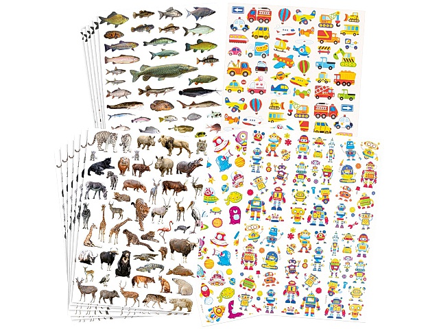 Stickers storpack blandade motiv 526/fp