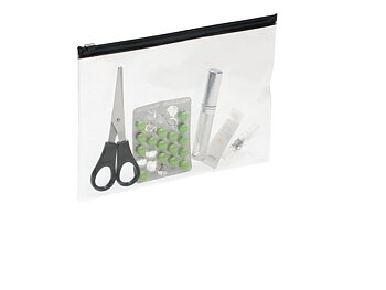 Blixtlåspåse DURABLE Zip A5 svart 5/FP