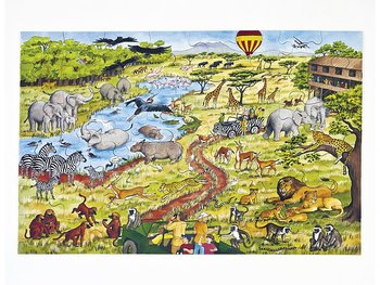 Golvpussel afrika 60 cm 48 bitar