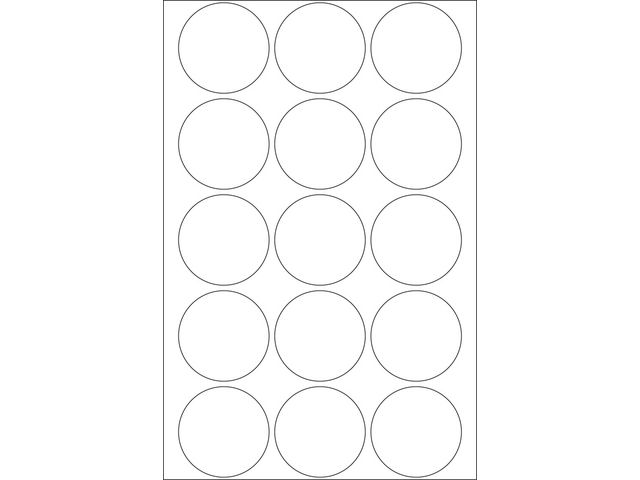 Etikett HERMA Allround 32mm vit 480/FP - 2