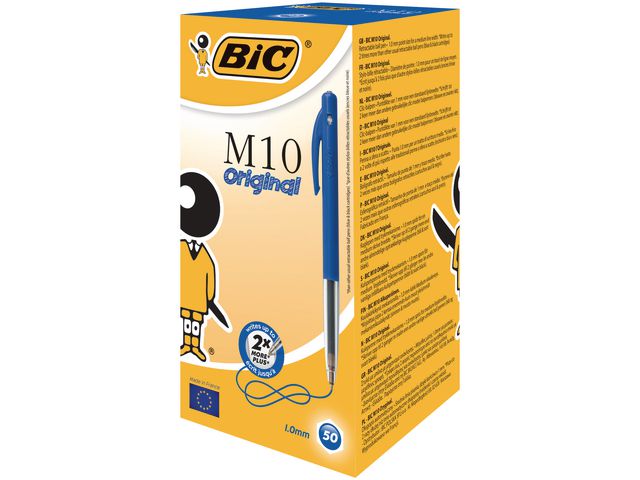 Kulpenna BIC Clic M10 1,0 blå - 4