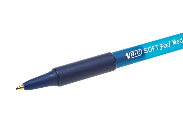 Kulpenna BIC Soft Feel Clic 1,0 blå - 3